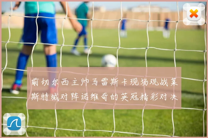 前切尔西主帅马雷斯卡现场观战莱斯特城对阵诺维奇的英冠精彩对决